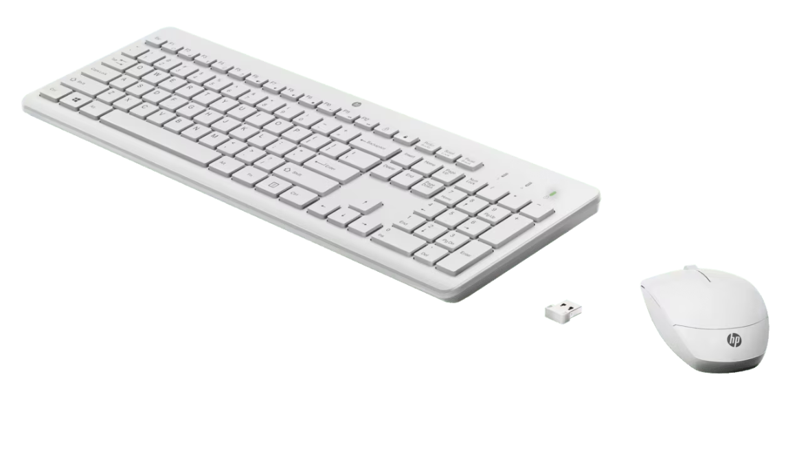 Buy 3L1F0AA HP 230 WL Mouse+KB Combo WHT