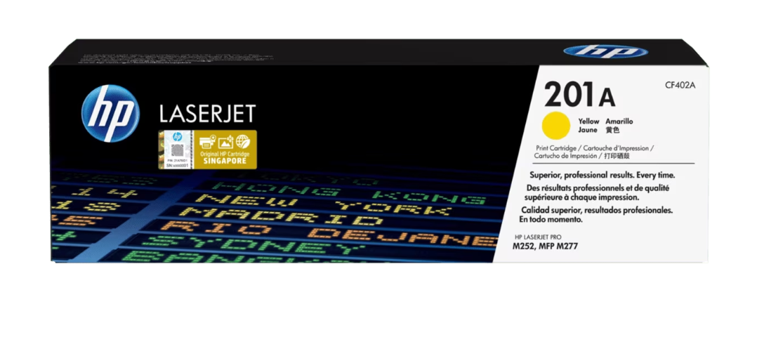 Buy CF402A HP 201A Yellow Original LaserJet Toner Cartridge