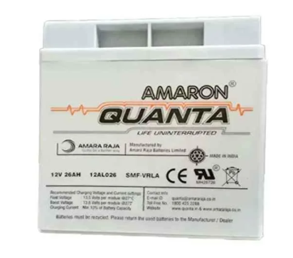 Buy AMARON Quanta SMF Battery 26AH/12V | 12AL026