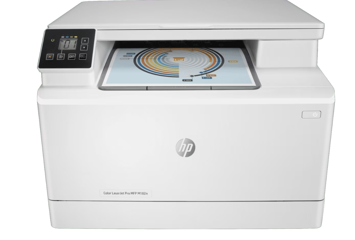 Buy 7KW54A HP Color LaserJet Pro MFP M182n Printer (216A Toner)