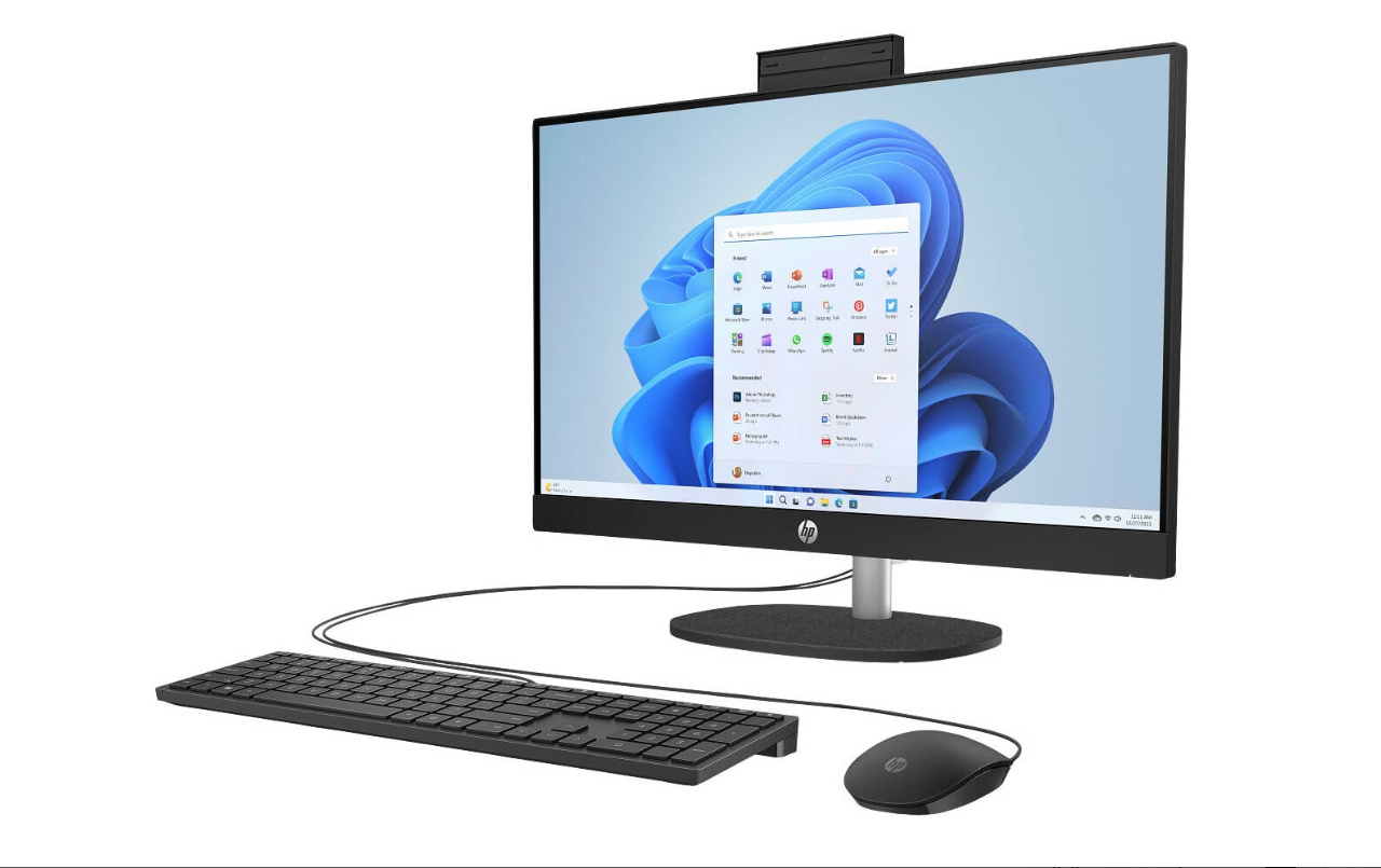 Buy HP AIO 27-cr2040nh U5-225U 8GB 512GB SSD TOUCH SHARED DOS BLACK D30C3EA#BH5