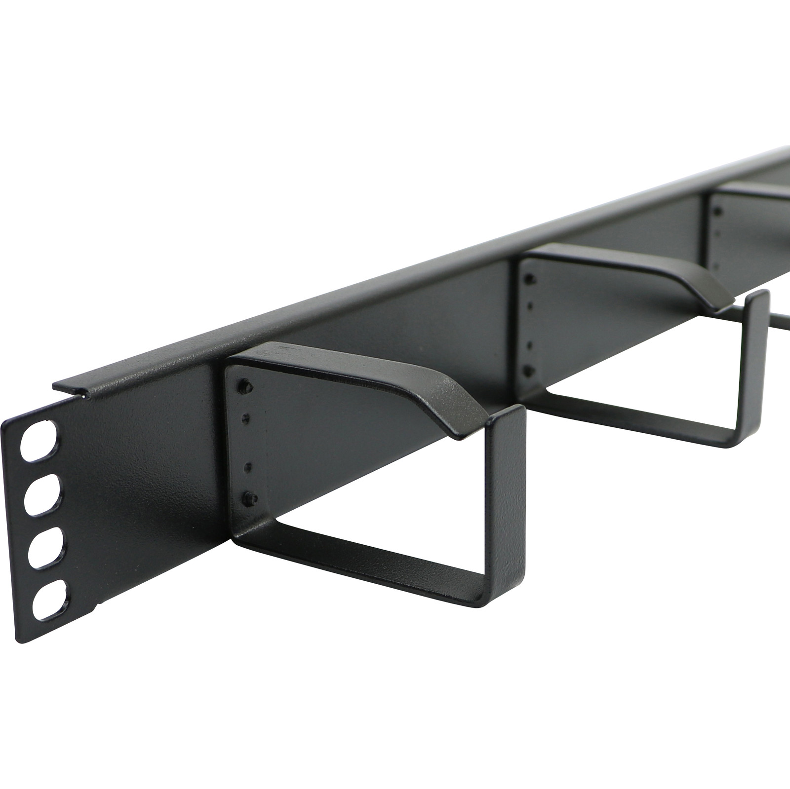Buy 100-582  EXCEL 1U CABLE MANAGEMENT BAR BLACK METAL RINGS