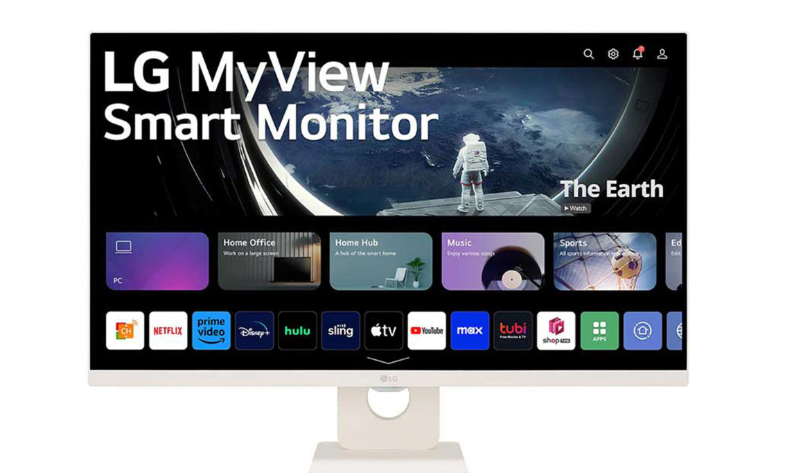 Buy 32SR50F-W LG MyView 32 (81.28 cm) Full HD IPS Smart Monitor with webOS