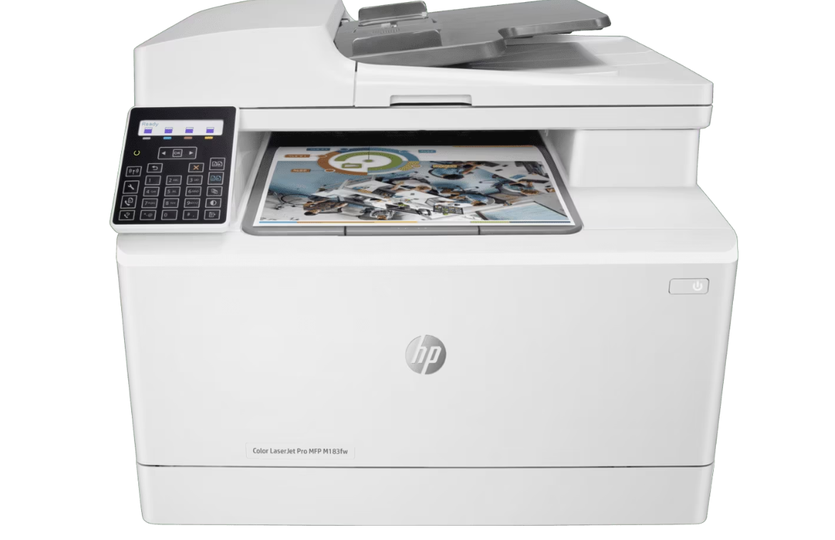 Buy 7KW56A HP Color LaserJet Pro MFP M183fw Printer (216A Toner)
