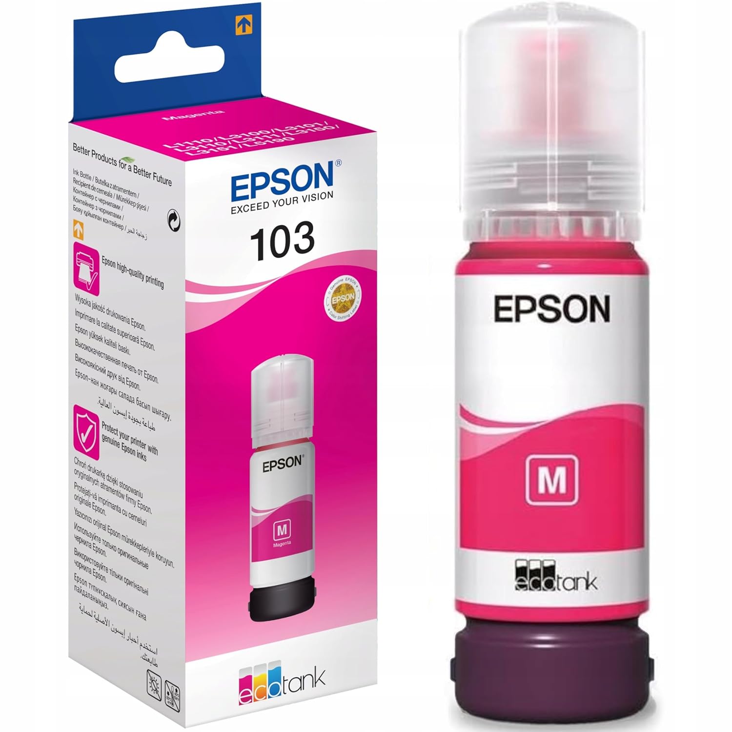 Buy 103 ECO TANK MAGENTAINK BOTTLE C13T00S34A