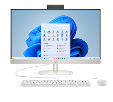 Buy HP AIO 27-CR2041nh U7-255U 8GB 512GB SSD NON TOUCH SHARED DOS WHITE  D30C4EA#BH5