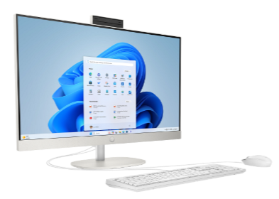 Buy HP AIO 27-CR2041nh U7-255U 8GB 512GB SSD NON TOUCH SHARED DOS WHITE  D30C4EA#BH5