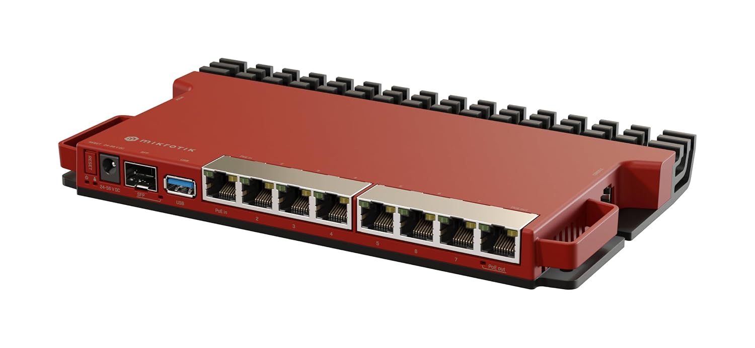 Buy MikroTik L009UiGS-RM | single 1U space, more RAM, PoE