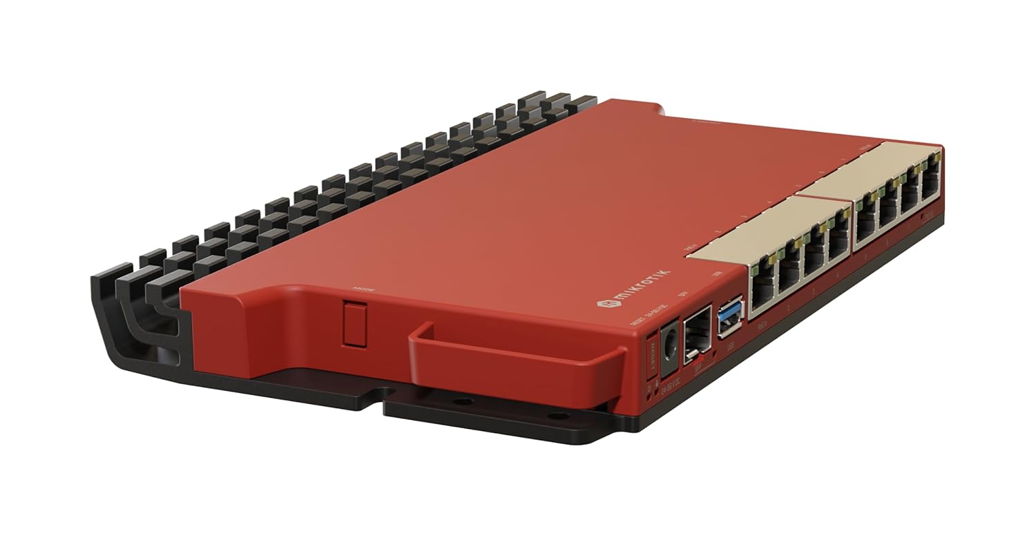 Buy MikroTik L009UiGS-RM | single 1U space, more RAM, PoE