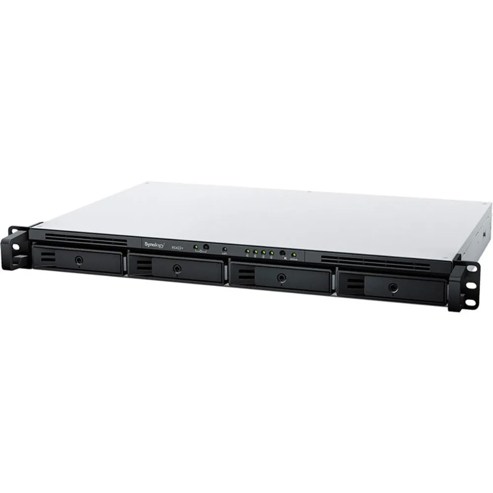 Buy Synology 4-Bay Rackmount NAS RackStation Black RS422+