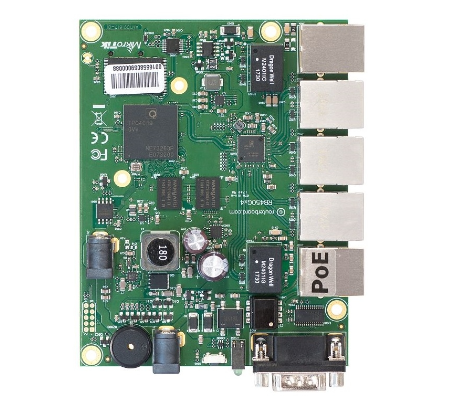 Buy Mikrotik Four core 716MHz CPU, 1GB RAM, 5xGigabit Ethernet RB450Gx4