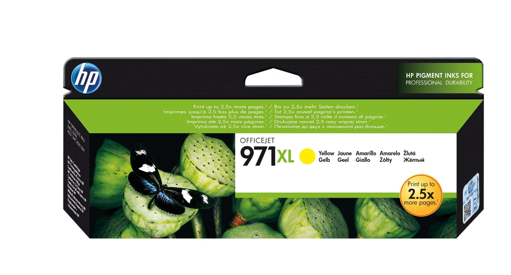 Buy CN628AE HP 971XL High Yield Yellow Original Ink Cartridge