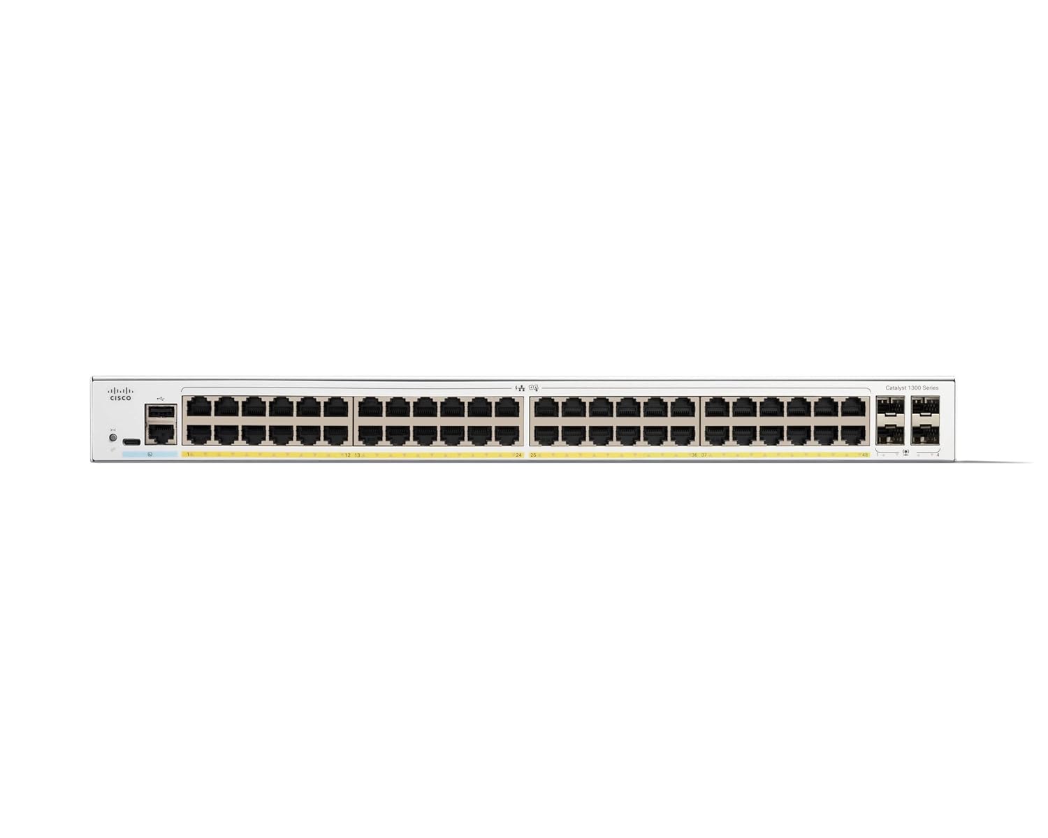Buy Cisco Catalyst Managed Switch, 48 Port GE, Full PoE, 4x1GE SFP C1300-48FP-4G