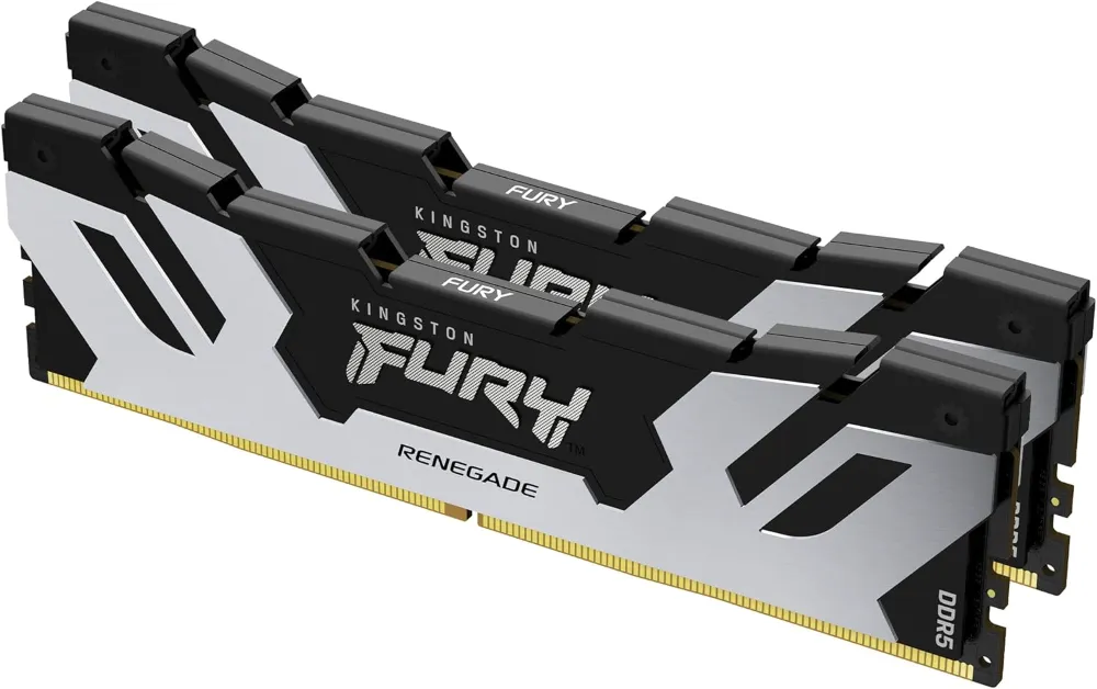 Buy Kingston Fury Renegade DDR5 Silver/Black XMP 96GB 6000MT/s DDR5 CL32 DIMM Desktop Gaming Memory KF560C32RSK2-96