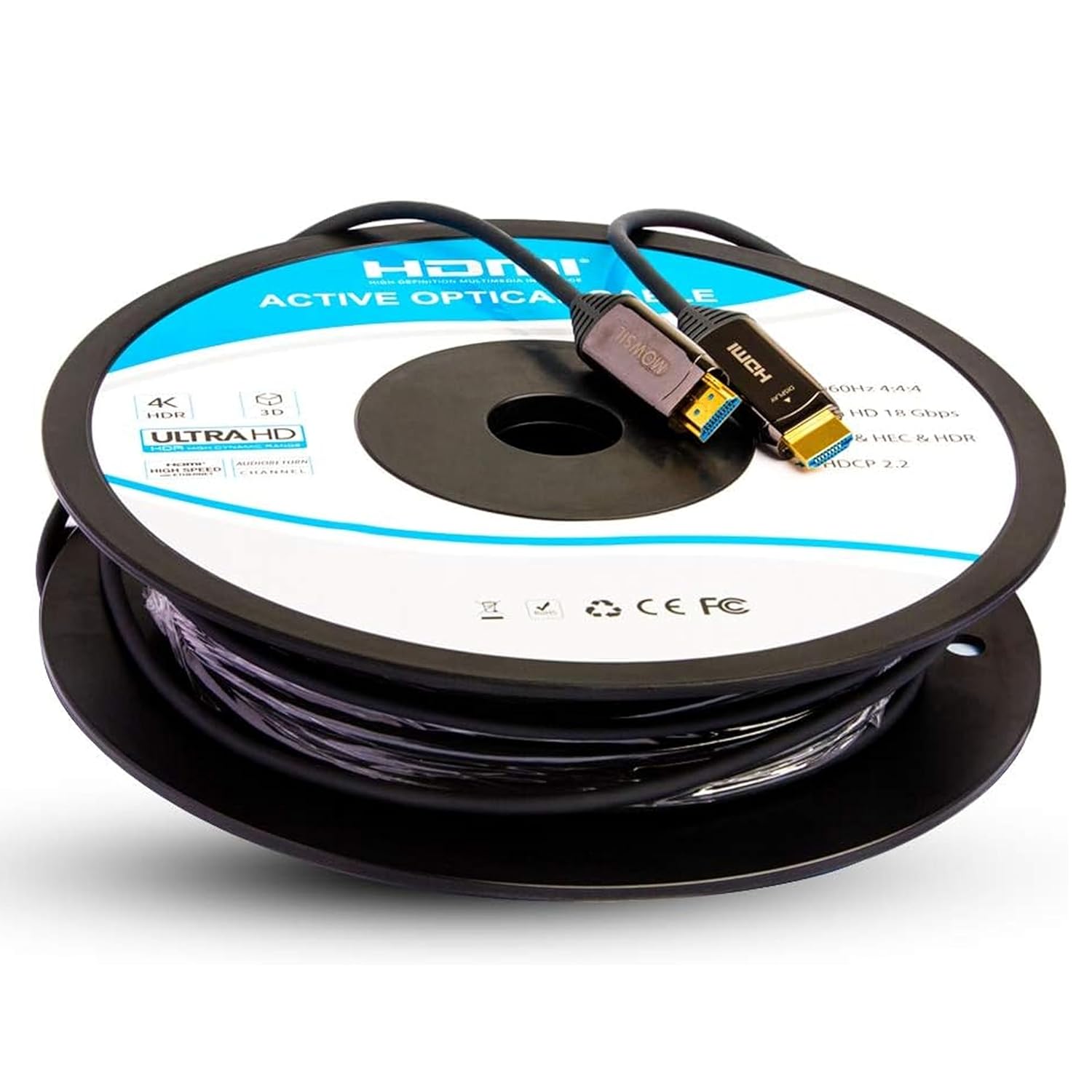 Buy Mowsil AOC-FIBER  HDMI True4K 60Hz 2.0 Cable 40Mtr MOAC40D