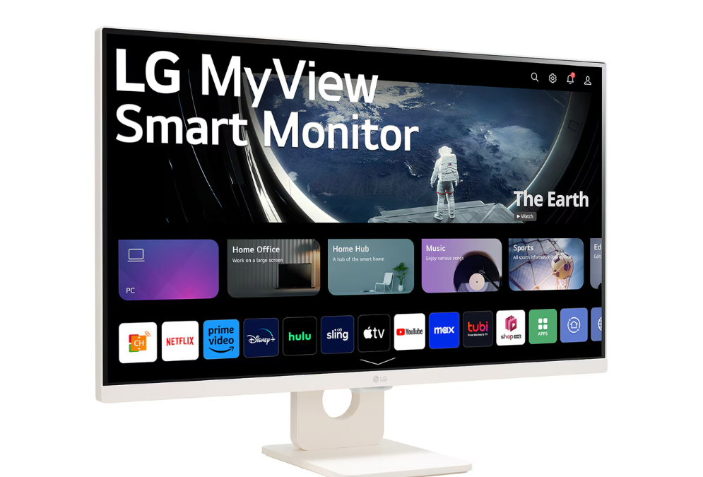 Buy 27SR50F-W LG MyView 27 (68.58 cm) Full HD IPS Smart Monitor with webOS