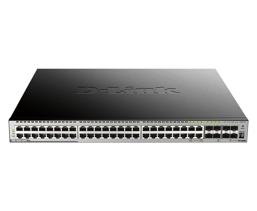Buy D-Link 24-Port PoE Gigabit Stackable Smart Managed Switch with 10G Uplinks