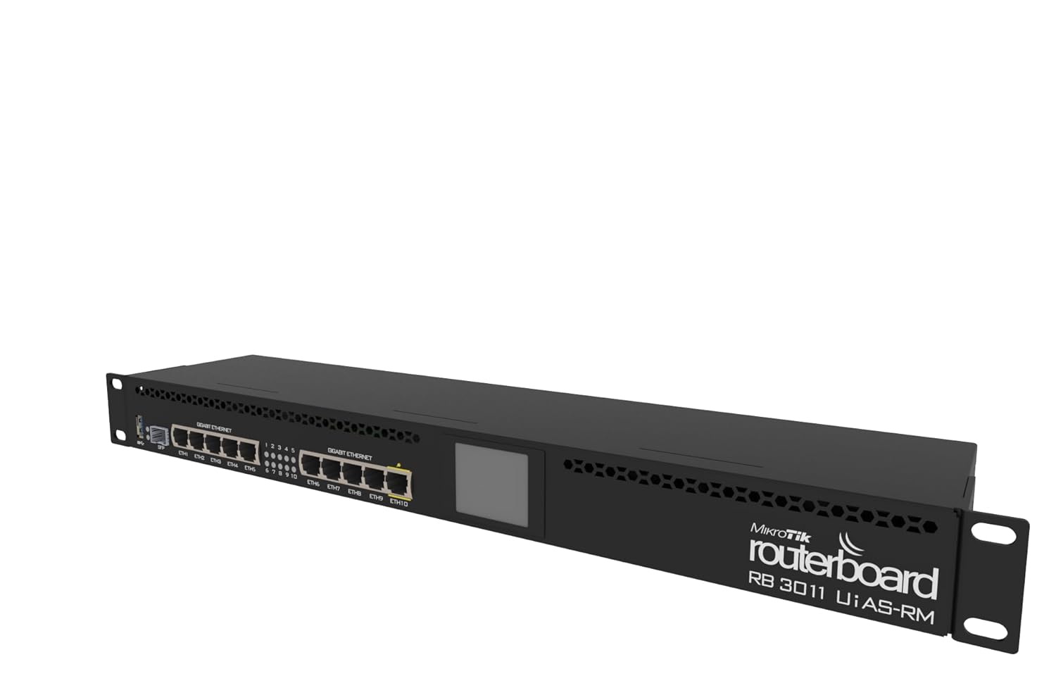 Buy Mikrotik RB3011UIAS-RM RouterBOARD 10xGigabit Ethernet USB 3.0 LCD RB3011