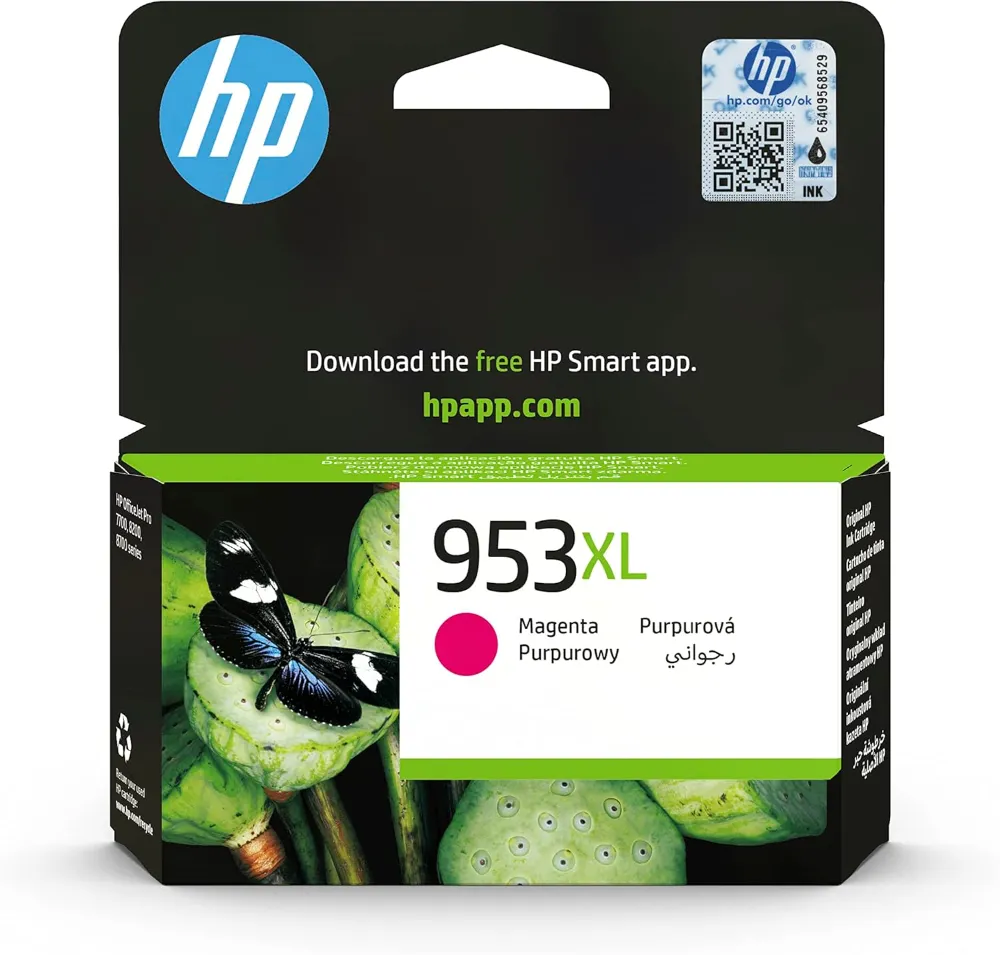 Buy HP 953XL F6U17AE Magenta High Yield Original Ink Cartridge
