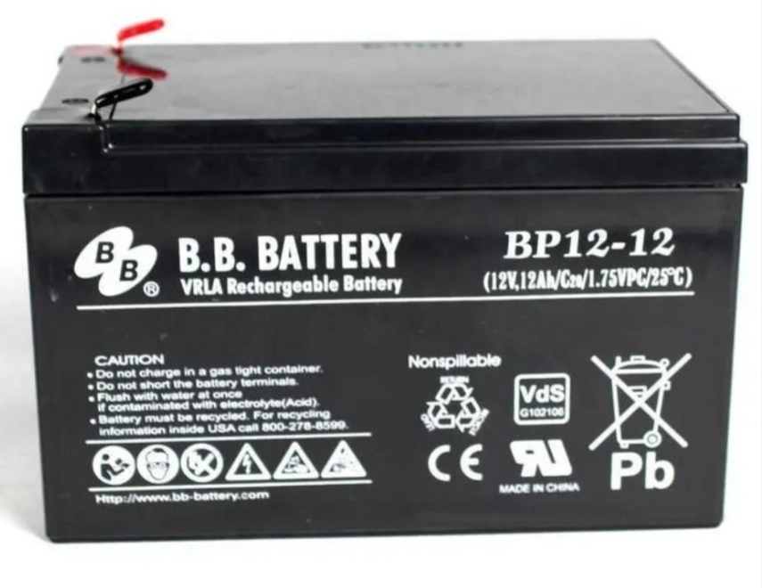 Buy BB Battery 12V 12AH UPS Lead Acid Battery BP12-12