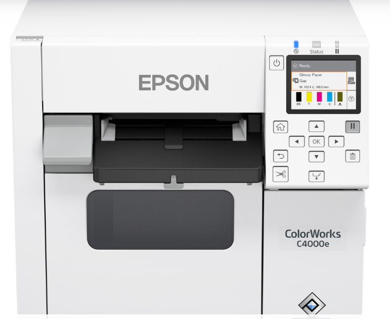Buy Epson ColorWorks C4000 Printer Glossy Bl C31CK03102BK