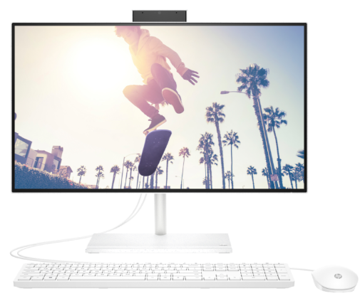 Buy HP AIO 24-cb1025nh i5-1235U 8GB/512GBSSD/23.8FHD/N-TCH/DOS/WHITE/ENG 6V339EA#BH5