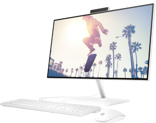 Buy HP AIO 24-cb1025nh i5-1235U 8GB/512GBSSD/23.8FHD/N-TCH/DOS/WHITE/ENG 6V339EA#BH5