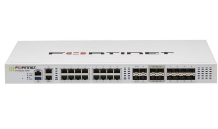 FG-400F FortiGate-400F 18 x GE RJ45 ports (including 1 x MGMT port, 1 X HA port, 16 x switch ports)