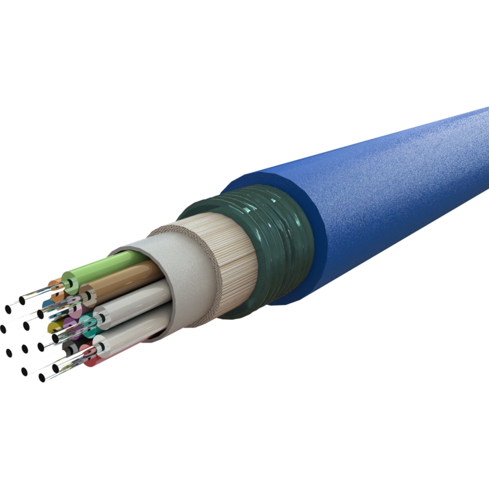 Buy 205-306 EXL OS2 8C 9/125 CST LT BU