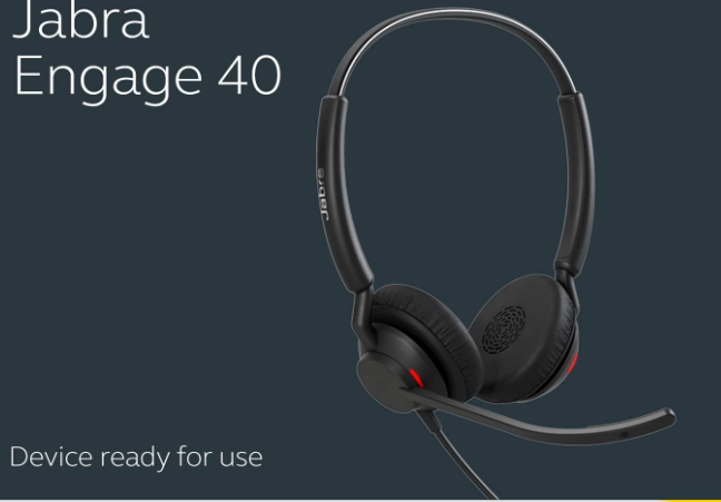 Buy Jabra Engage 40 Inline Link Mono Usb-A UC Black