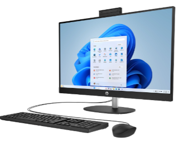 Buy HP AIO 27-CR2042nh U7-255U 8GB 512GB SSD NON TOUCH SHARED DOS BLACK D30C5EA#BH5