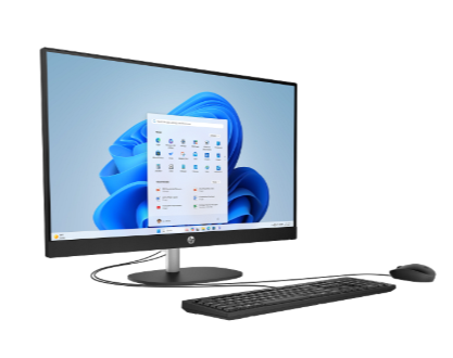 Buy HP AIO 27-CR2042nh U7-255U 8GB 512GB SSD NON TOUCH SHARED DOS BLACK D30C5EA#BH5