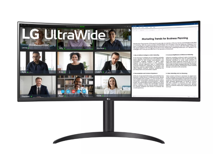 Buy 34WR55QC-B.AMA  LG ULTRA WIDE Curved Monitor