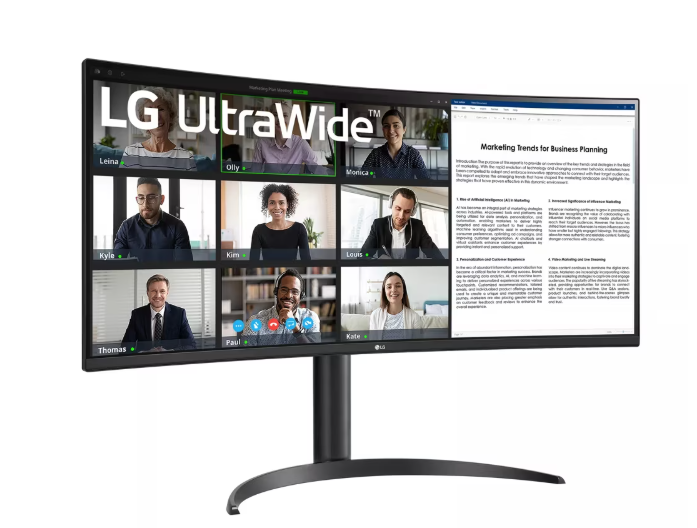 Buy 34WR55QC-B.AMA  LG ULTRA WIDE Curved Monitor