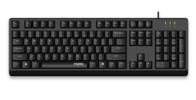 Buy RAPOO NK1900 WIRED KEYBOARD AR_BLACK
