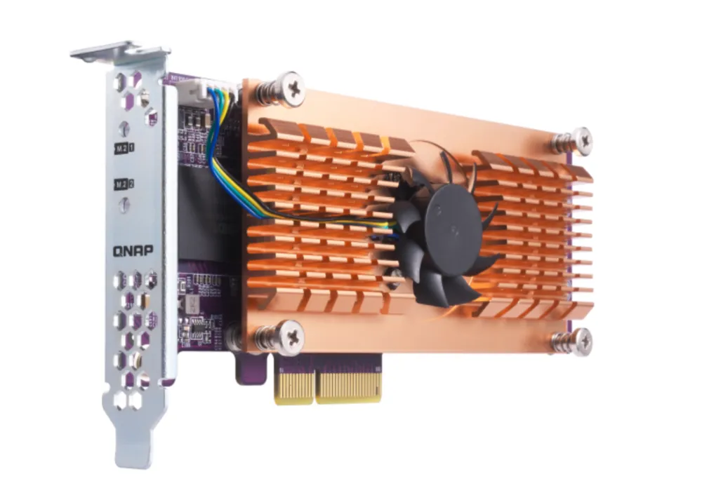 Buy QNAP Dual M.2 PCIe SSD Expansion Card QM2-2P-244A