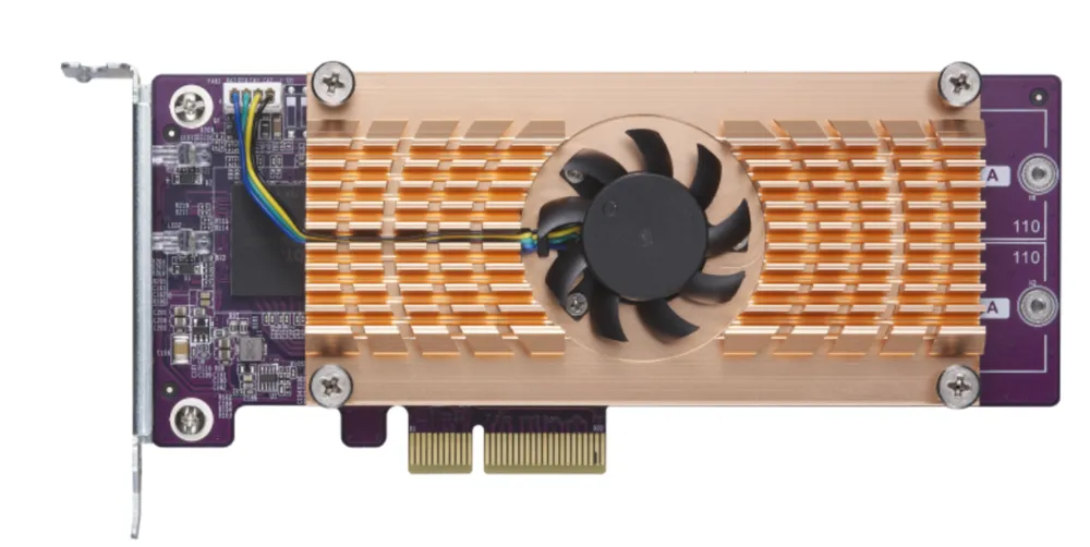 Buy QNAP Dual M.2 PCIe SSD Expansion Card QM2-2P-244A