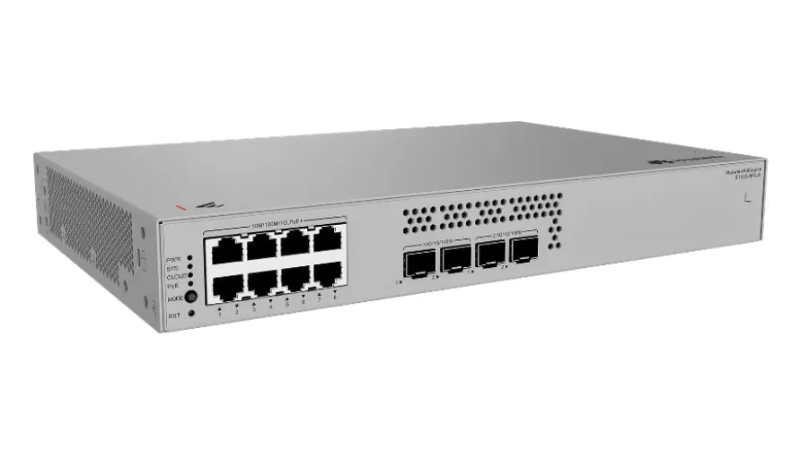 Buy Huawei Fanless PoE+ Switch 8-Port Gigabit – 128W PoE Budget S310S-8P4JX