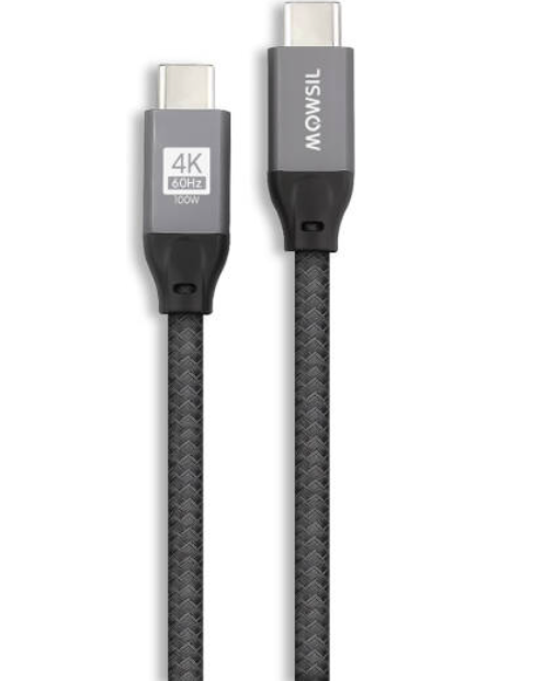 Buy Mowsil USB4 Cable, 20Gbps USB-C to USB-C Cable, 100W PD Fast Charging MOUC325