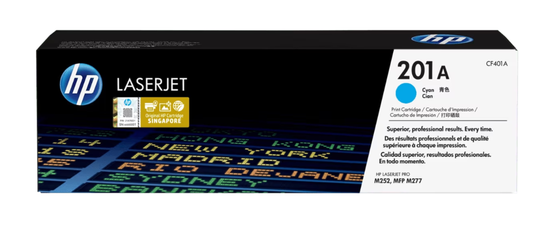 Buy CF401A HP 201A Cyan Original LaserJet Toner Cartridge