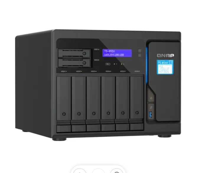 Buy QNAP TS-855X NAS 8-core Intel Atom C5125 8GB RAM 5GB Flash Storage Network Attached Storage