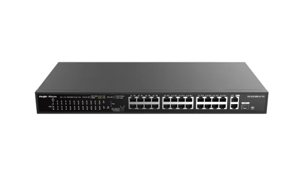 Buy Ruijie 24-Port 10/100 Mbps with 2-Port Gigabit Rackmount PoE Switch RG-ES126S-LP V2