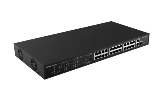 Buy Ruijie 24-Port 10/100 Mbps with 2-Port Gigabit Rackmount PoE Switch RG-ES126S-LP V2