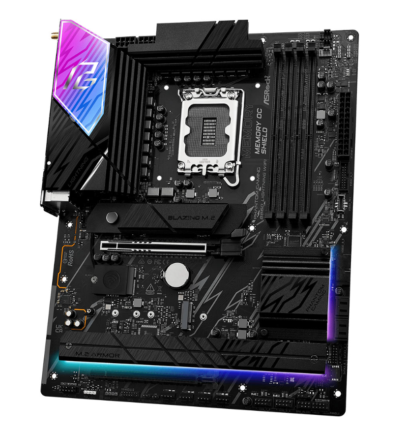 Buy ASRock B860M Lightning WiFi DDR5 PCIe 5.0 Micro-ATX Motherboard 90-MXBQG0-A0UAYZ