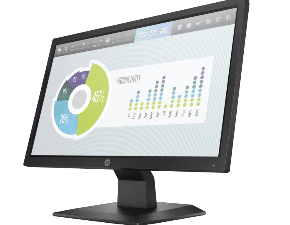 Buy HP LED 20 INC P 204    @ BLACK  COLOUR
