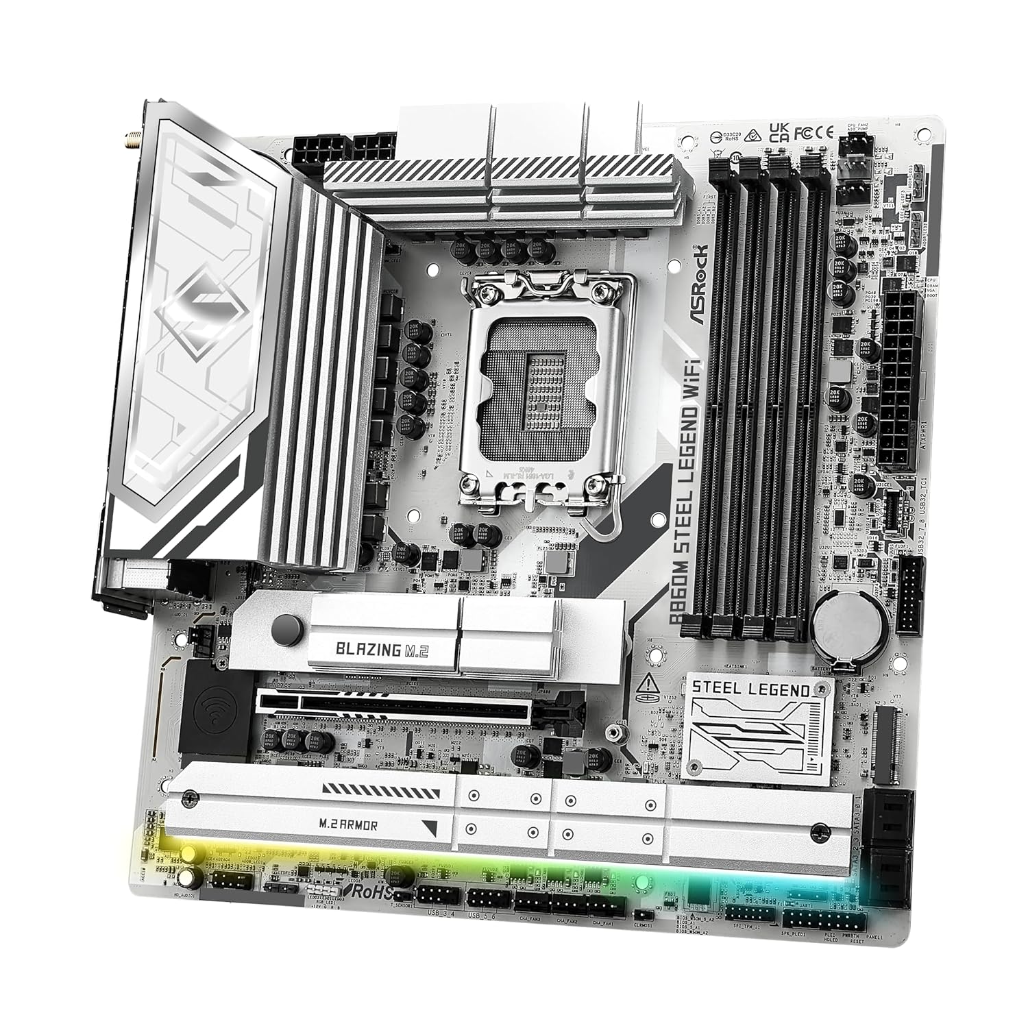 Buy ASRock B860M Steel Legend WiFi 6E B860 LGA1851 90-MXBQF0-A0UAYZ