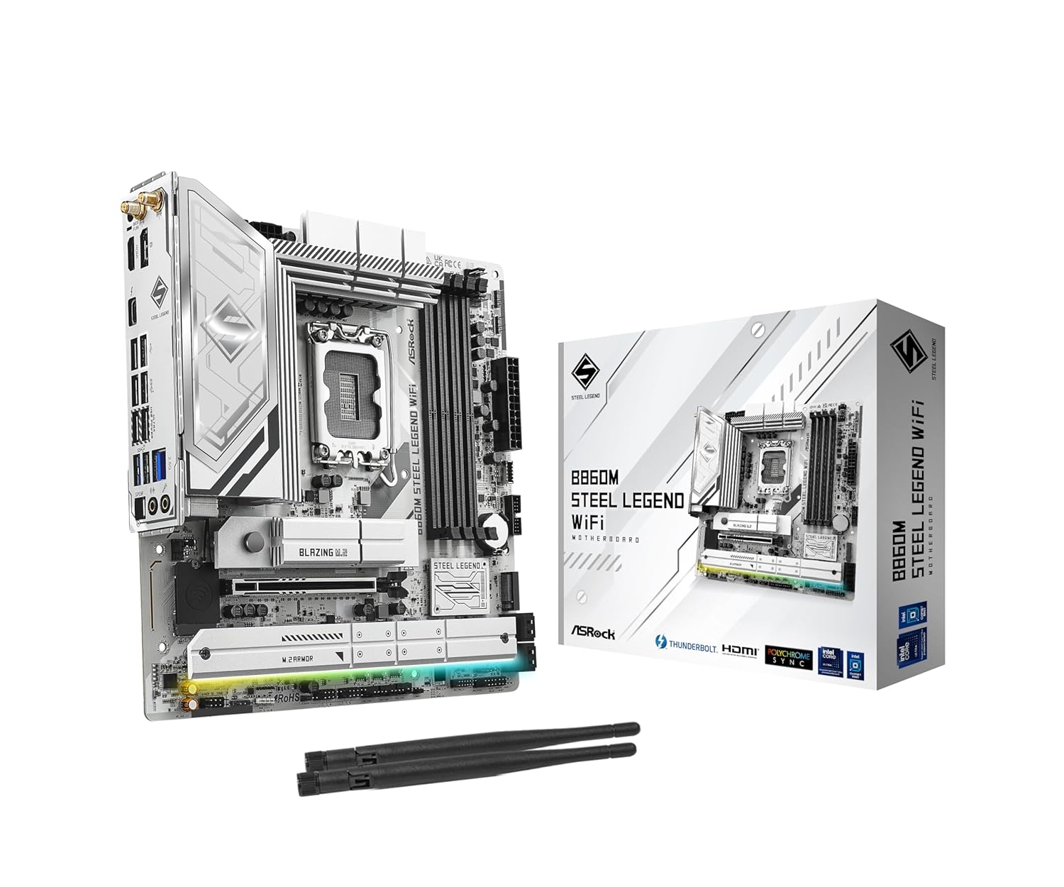 Buy ASRock B860M Steel Legend WiFi 6E B860 LGA1851 90-MXBQF0-A0UAYZ