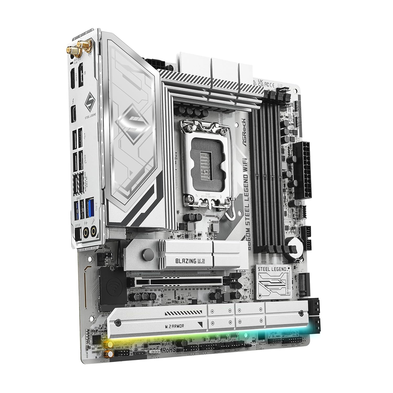 Buy ASRock B860M Steel Legend WiFi 6E B860 LGA1851 90-MXBQF0-A0UAYZ