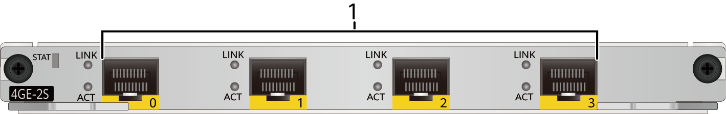 Buy AR01WEG4SB 4-Port 1000BASE-SFP-L2 Ethernet Interface Card