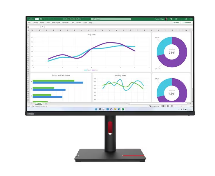 Buy Lenovo ThinkVision T32h-30 QHD (2560x1440) IPS display 63A9GAT1UK